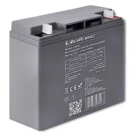 Baterie do zasilaczy awaryjnych UPS - QOLTEC Qoltec Akumulator AGM | 12V | 17Ah | max.255A - miniaturka - grafika 1