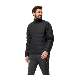Męska kurtka puchowa Jack Wolfskin ATHER DOWN JKT M black - XXXL - Kurtki męskie - miniaturka - grafika 1