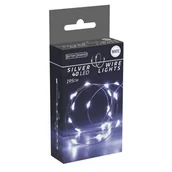 Taśmy LED - ŁAŃCUCH LED 40L BIAŁY na baterie 195cm 3x AA 1,5V - miniaturka - grafika 1