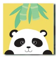 Malowanie po numerach - Norimpex Malowanie po numerach 20x20cm Panda 1008257 - miniaturka - grafika 1