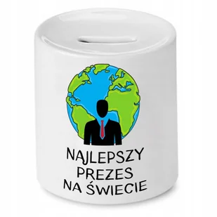 Skarbonka Dla Dziekana na Urodziny na Prezent z Nadrukiem ze Zdjęciem + Opakowanie na prezent (wzór 04) - Skarbonki - miniaturka - grafika 1