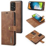 Etui i futerały do telefonów - Dla Samsung Galaxy A53 5G DG. MING Crazy Horse Texture Odpinane magnetyczne skórzane etui na telefon Brown - miniaturka - grafika 1