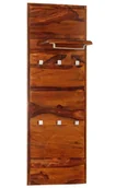 Wieszaki i stojaki - Wieszak ścienny z drewna sheesham T2-G17 - miniaturka - grafika 1