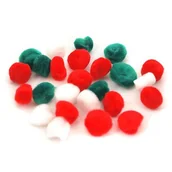 Zabawki kreatywne - DP Craft Pompony akrylowe 1 cm - miniaturka - grafika 1