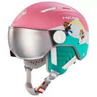 Kaski narciarskie - Kask Head Maja Visor Paw kolorowy - 2XS - miniaturka - grafika 1