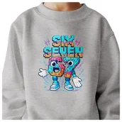 Bluzy dla dziewczynek - BLUZA DZIECIĘCA 67 SIX SEVEN VIRAL DLA CHŁOPCA DZIEWCZYNKI 110-116 - miniaturka - grafika 1
