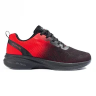 Buty sportowe damskie - Damskie buty sportowe DK czerwone czarne - miniaturka - grafika 1