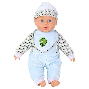 CLEMENT CLEMENTINE - Lalka - Zabawka dla Dzieci - 121136 - Niebieska - Winyl - Lalka - Niemowlę - Manekin - 35 cm x 10 cm - Dla Dzieci od 18 miesiąca życia. - Manekiny wystawowe - miniaturka - grafika 1