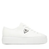 Trampki damskie - Trampki Guess FLTJO2 FAB12 Biały - miniaturka - grafika 1