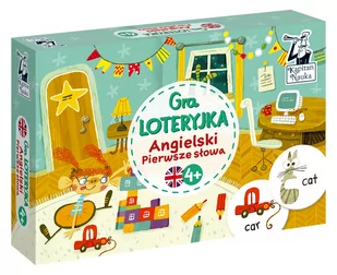 Kapitan Nauka Pierwsze słowa. Gra loteryjka - Gry planszowe - miniaturka - grafika 1