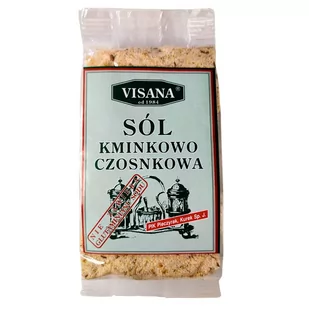 Sól kminkowo-czosnkowa 175 g - Visana - Sól - miniaturka - grafika 1