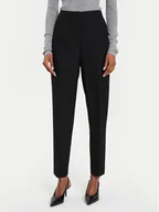 Spodnie damskie - Boss Chinosy Tetisa 50518802 Czarny Relaxed Fit - miniaturka - grafika 1