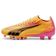 Piłka nożna - PUMA Damskie buty piłkarskie Ultra Match FG/AG WN, Sun Stream Black - Unset Glow, 37 EU, Słońce strumień Puma czarny zachód słońca świecący, 37.5 EU - miniaturka - grafika 1
