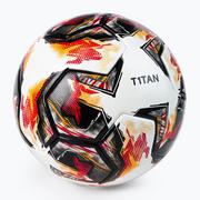 Piłka nożna - Dragon T1TAN Piłka do piłki nożnej T1TAN biało-czerwona 201907 - miniaturka - grafika 1