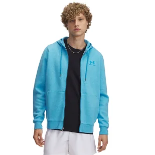Bluza męska Under Armour Essential Fleece FZ Hood - Bluzy sportowe męskie - miniaturka - grafika 1
