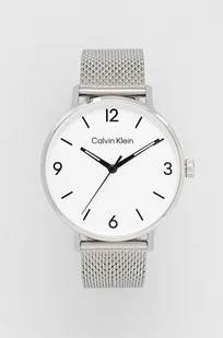 Zegarek Calvin Klein zegarek męski kolor srebrny 25200433 - Zegarki męskie - miniaturka - grafika 1