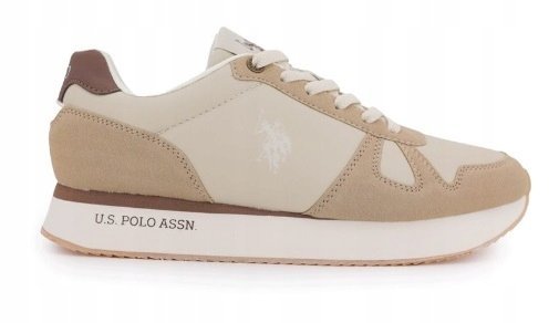 U.S POLO NOBILO Buty męskie rozmiar 45 kremowe