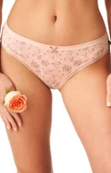 Majtki damskie - 2-pack bawełniane figi damskie LPR 909, Kolor beżowo-brązowy, Rozmiar S, Key - Primodo.com - miniaturka - grafika 1