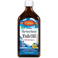 Witaminy i minerały dla sportowców - Carlson Labs The Very Finest Fish Oil - 500 Ml Lemon - miniaturka - grafika 1