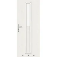 Drzwi wewnętrzne - Skrzydło KLARO tuleje sosna bielona 80 L 2Z WC - miniaturka - grafika 1
