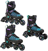 Rolki - Rolki Wrotki 3w1 Raven Cande Black 35-39 - miniaturka - grafika 1