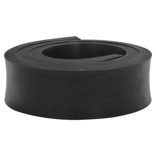 vidaXL Gumowa krawędź do pługa śnieżnego czarna 200x10x2 cm - Zamiatarki - miniaturka - grafika 1