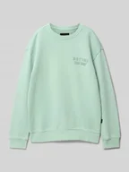 Swetry dla chłopców - Bluza z nadrukiem z logo model ‘REWNAC’ - miniaturka - grafika 1