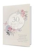 Kartki okolicznościowe i zaproszenia - karnet b6 rocznica ślubu 30 - miniaturka - grafika 1