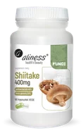 Suplementy naturalne - Aliness Shiitake FUNGI Ekstrakt 400 mg Zdrowe Grzyby (90 kaps) VEGE ALI-179 - miniaturka - grafika 1