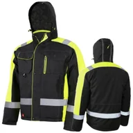 Odzież robocza - KURTKA ROBOCZA ZIMOWA ostrzegawcza OCIEPLANA ODBLASKOWA - miniaturka - grafika 1