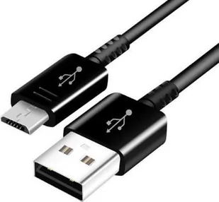Kabel USB Samsung USB-A - microUSB 1.2 m Czarny (2451052) - Kable USB - miniaturka - grafika 1