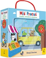 Książki edukacyjne - Miś Pracuś: Książka - W drogę! + klocki - miniaturka - grafika 1