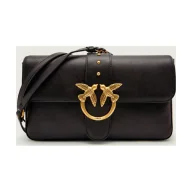 Torebki damskie - Pinko Skórzana listonoszka LOVE ONE CLASSIC SLOUCHY - miniaturka - grafika 1