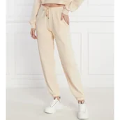 Dresy damskie - Patrizia Pepe Spodnie dresowe | Regular Fit - miniaturka - grafika 1