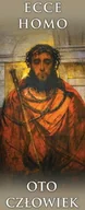 Ikony i obrazy sakralne - Baner na Wielki Post "Ecce Homo - Oto Człowiek" 75x200cm - miniaturka - grafika 1