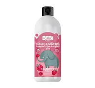 Kosmetyki kąpielowe dla dzieci - Barwa Bebi Kids Szampon i Płyn do kąpieli 2w1 Malina 500ml - miniaturka - grafika 1