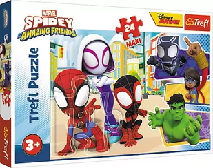 Trefl Puzzle 24 Maxi Spidey i przyjaciele - Puzzle - miniaturka - grafika 2