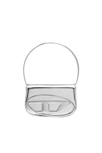 Diesel Women's 1DR Shoulder Bag, Silver, One Size