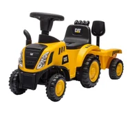 Rowerki biegowe - Rowerek do pchania traktor CAT żółty/czarny - miniaturka - grafika 1