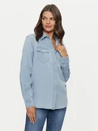 Koszule damskie - Guess Koszula jeansowa Waima W4YH24 D3PF5 Niebieski Regular Fit - miniaturka - grafika 1