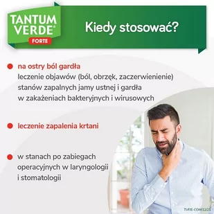 Tantum Verde Forte 3mg/ml aerozol 15ml - Przeziębienie i grypa - miniaturka - grafika 3