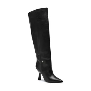 Patrizia Pepe Skórzane kozaki na szpilce STIVALI - Kozaki damskie - miniaturka - grafika 1