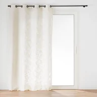 Zasłony - Zasłona na przelotkach, efekt lnu, ILIN, 140 x 260 cm - miniaturka - grafika 1