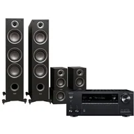 Kino domowe - Kino domowe ONKYO TX-NR696B + TAGA TAV-607 Czarny - miniaturka - grafika 1