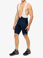 Spodenki rowerowe - Spodenki rowerowe z wkładką POC Pure Bib Shorts VPDS - turmaline navy - miniaturka - grafika 1