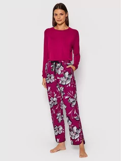 Piżamy damskie - Cyberjammies Spodnie piżamowe Natasha CY4941 Fioletowy Regular Fit - grafika 1