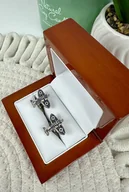 Spinki do mankietów i krawatów - SPINKI DO MANKIETÓW koszuli mankietu samolot pilot - miniaturka - grafika 1