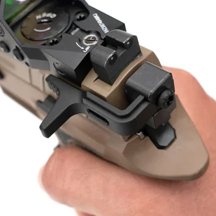 Strike Industries - Obustronna rączka przeładowania do pistoletu Sig Sauer P320 - Czarna - SI-P320-CH - Osprzęt do wiatrówek - miniaturka - grafika 11