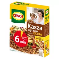 Kasza - Cenos Kasza gryczana prażona extra 400 g (4 torebki) - miniaturka - grafika 1