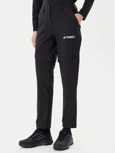 adidas Spodnie outdoor Terrex Multi IZ3322 Czarny Regular Fit - Odzież trekkingowa damska - miniaturka - grafika 1